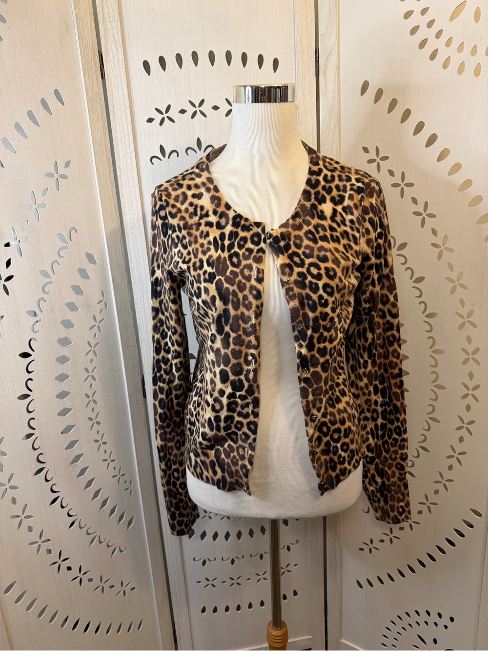 Express Leopard Print Women's Cardigan